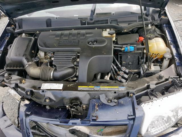 1G8AL55B07Z124322 - 2007 SATURN ION LEVEL BLUE photo 7