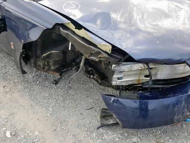 1G8AL55B07Z124322 - 2007 SATURN ION LEVEL BLUE photo 9