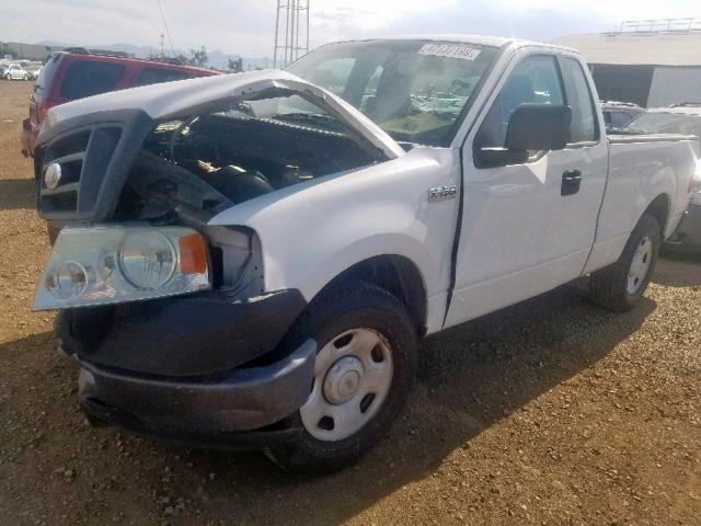 1FTRF12257KB84490 - 2007 FORD F150 WHITE photo 2