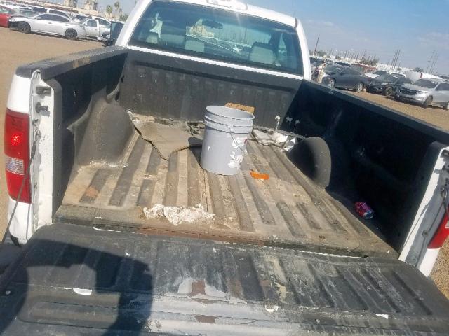 1FTRF12257KB84490 - 2007 FORD F150 WHITE photo 6