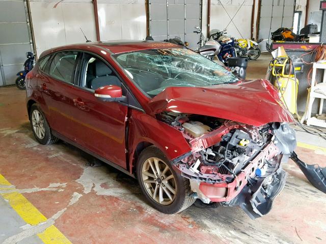 1FADP3KE4FL279201 - 2015 FORD FOCUS SE RED photo 1