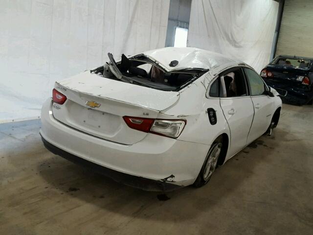 1G1ZC5ST7GF220982 - 2016 CHEVROLET MALIBU LS WHITE photo 4