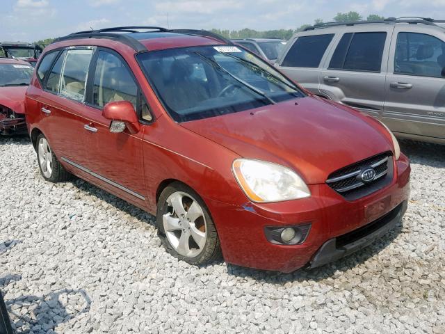 KNAFG526087190354 - 2008 KIA RONDO LX RED photo 1