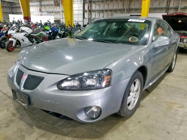 2G2WP552281110260 - 2008 PONTIAC GRAND PRIX GRAY photo 2
