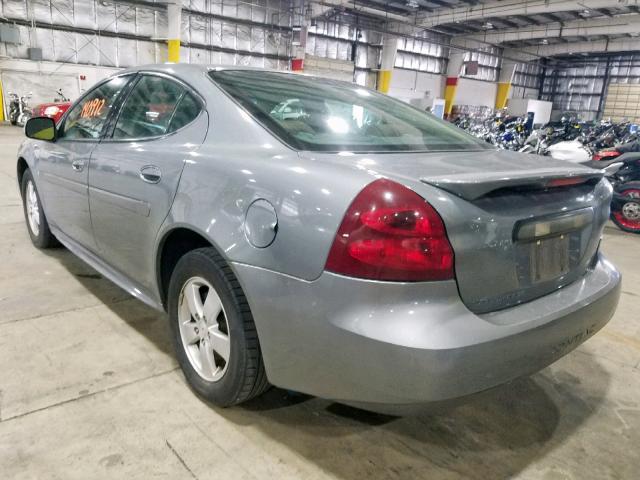 2G2WP552281110260 - 2008 PONTIAC GRAND PRIX GRAY photo 3