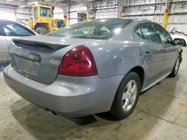 2G2WP552281110260 - 2008 PONTIAC GRAND PRIX GRAY photo 4