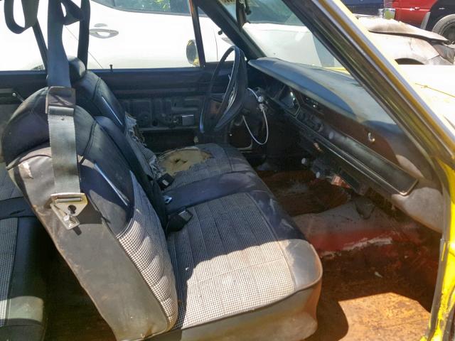 LH23C2B466200 - 1972 DODGE DART YELLOW photo 5