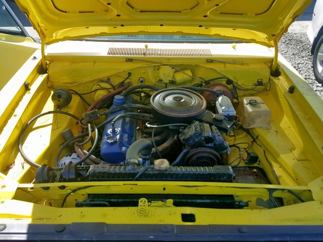 LH23C2B466200 - 1972 DODGE DART YELLOW photo 7