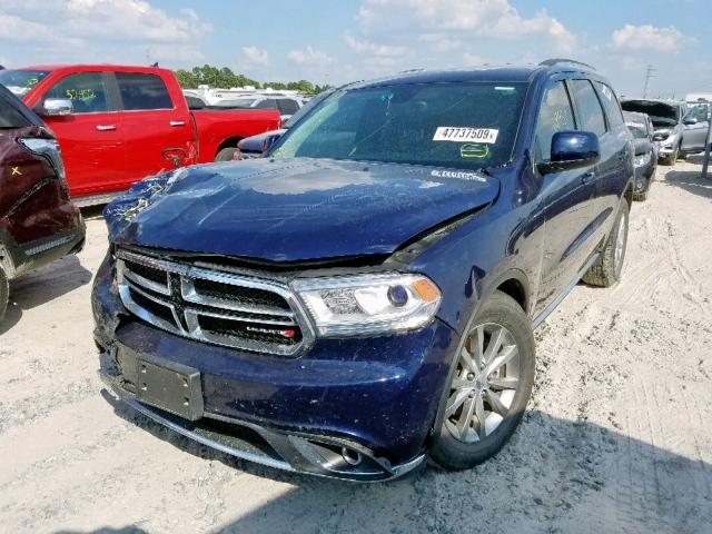 1C4RDHAG0HC709141 - 2017 DODGE DURANGO SX BLUE photo 2