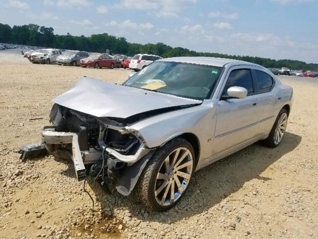 2B3CA3CV3AH252522 - 2010 DODGE CHARGER SX SILVER photo 2