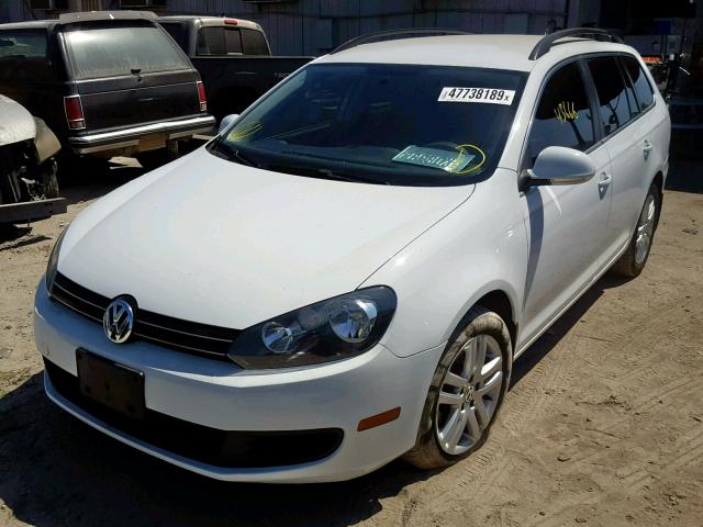 3VWML7AJ8EM626132 - 2014 VOLKSWAGEN JETTA TDI WHITE photo 2