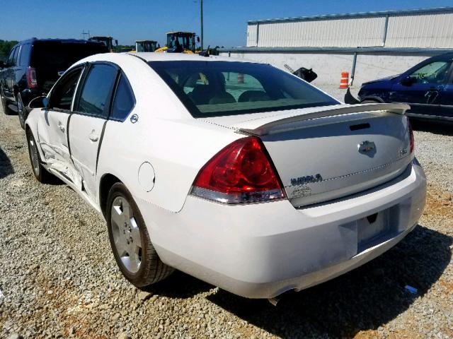 2G1WD58C779342550 - 2007 CHEVROLET IMPALA SUP 白色 照片 3