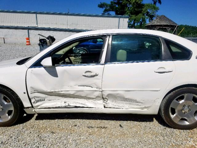 2G1WD58C779342550 - 2007 CHEVROLET IMPALA SUP 白色 照片 9