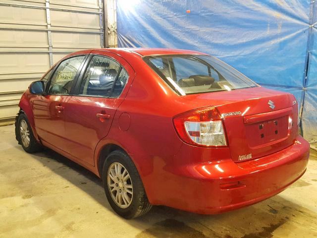 JS2YC5A34C6301944 - 2012 SUZUKI SX4 LE RED photo 3