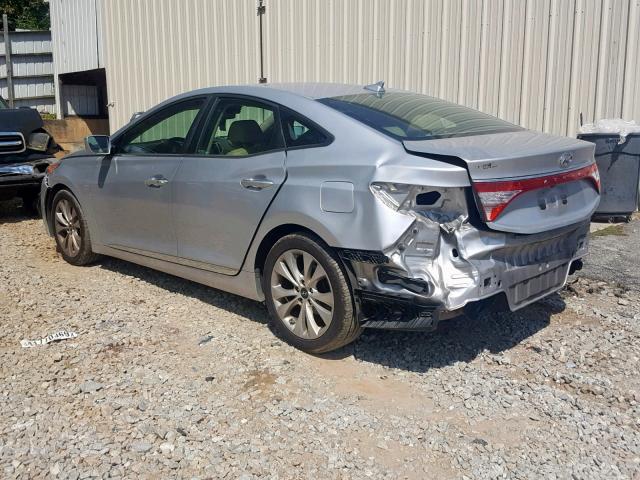 KMHFG4JG2DA264664 - 2013 HYUNDAI AZERA SILVER photo 3