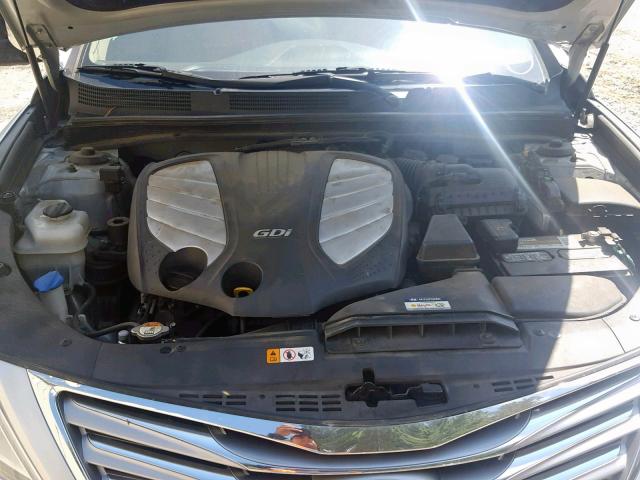 KMHFG4JG2DA264664 - 2013 HYUNDAI AZERA SILVER photo 7