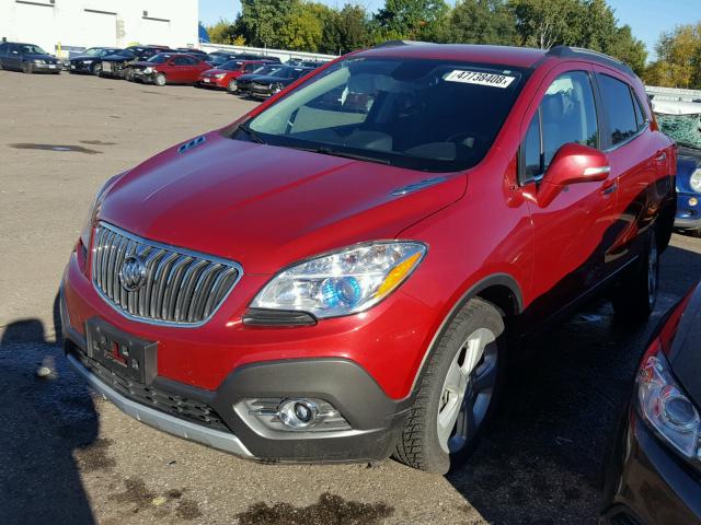 KL4CJFSB0FB044986 - 2015 BUICK ENCORE CON RED photo 2