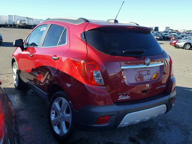 KL4CJFSB0FB044986 - 2015 BUICK ENCORE CON RED photo 3