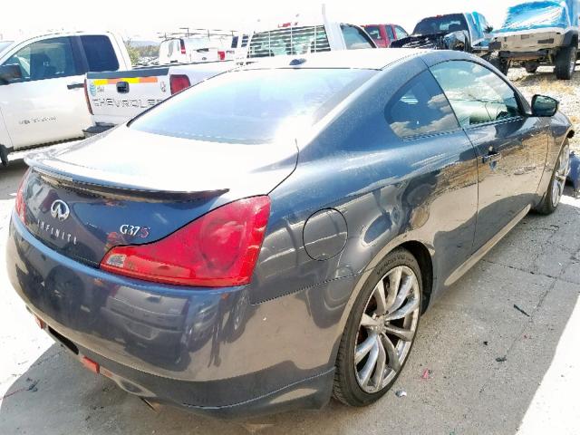 JNKCV64E78M119190 - 2008 INFINITI G37 BASE BLUE photo 4