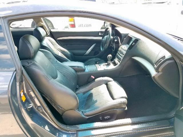 JNKCV64E78M119190 - 2008 INFINITI G37 BASE BLUE photo 5