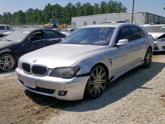 WBAHL83596DT04295 - 2006 BMW 750 I SILVER photo 2