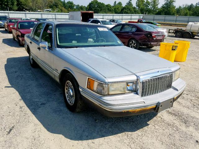 1LNLM83W0PY632357 - 1993 LINCOLN TOWN CAR C BLUE photo 1