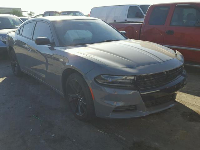 2C3CDXBG4JH210008 - 2018 DODGE CHARGER SX GRAY photo 1