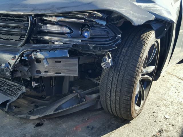 2C3CDXBG4JH210008 - 2018 DODGE CHARGER SX GRAY photo 9