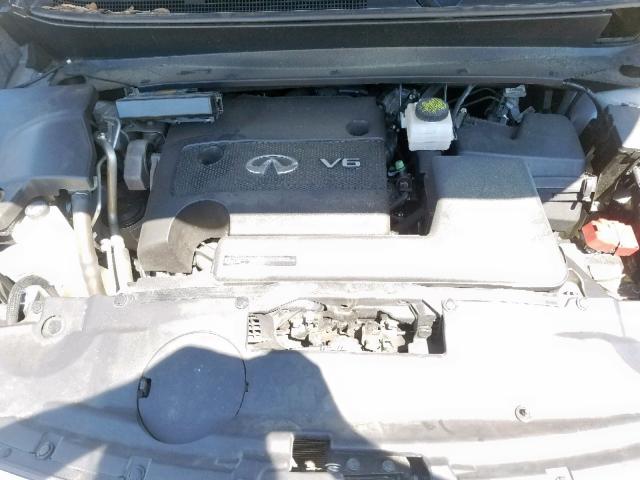 5N1AL0MM4DC352751 - 2013 INFINITI JX35 SILVER photo 7