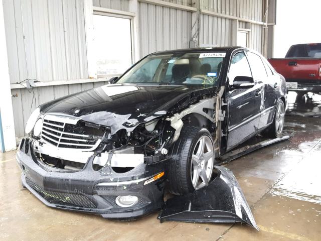 WDBUF56X09B412873 - 2009 MERCEDES-BENZ E 350 BLACK photo 2