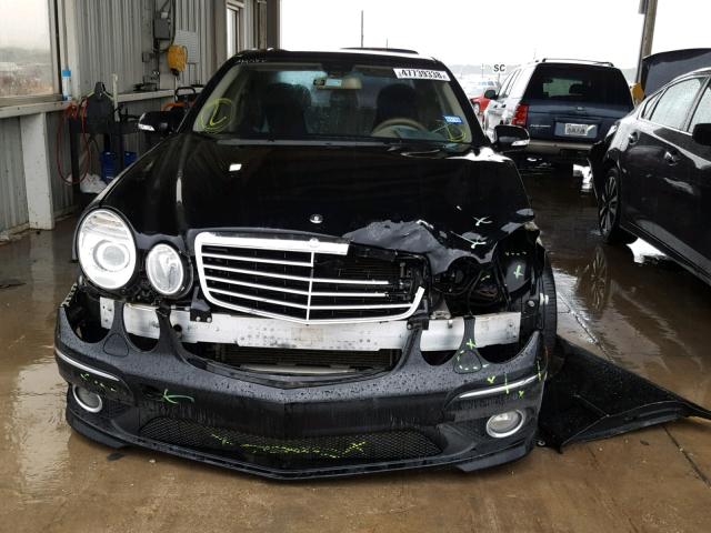 WDBUF56X09B412873 - 2009 MERCEDES-BENZ E 350 BLACK photo 9