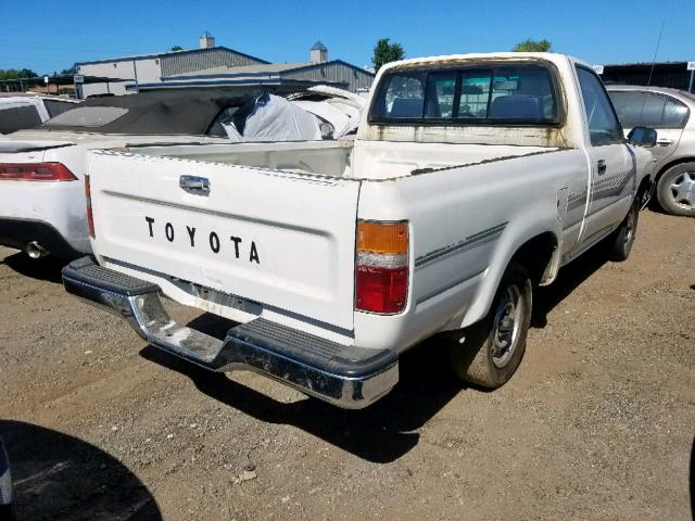 JT4RN81P5K0025479 - 1989 TOYOTA PICKUP 1/2 WHITE photo 4