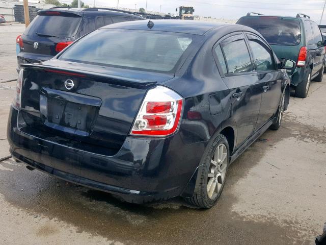 3N1BB61E98L624591 - 2008 NISSAN SENTRA SE- BLACK photo 4