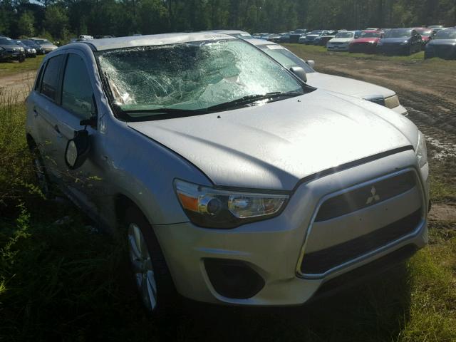 4A4AP3AU4DE014519 - 2013 MITSUBISHI OUTLANDER SILVER photo 1