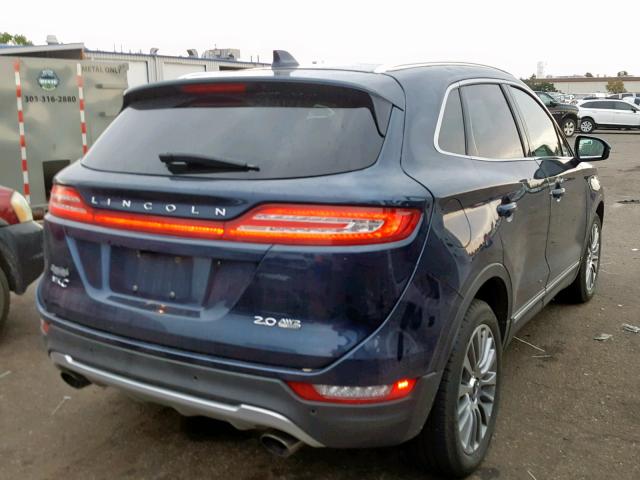 5LMCJ2A90FUJ30809 - 2015 LINCOLN MKC BLUE photo 4