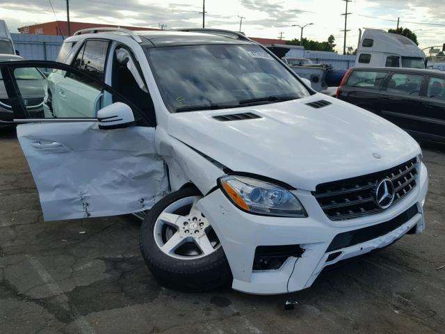 4JGDA5JB7FA518097 - 2015 MERCEDES-BENZ ML 350 WHITE photo 1