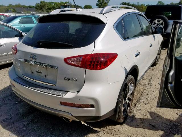 JN1BJ0RR6HM408744 - 2017 INFINITI QX50 WHITE photo 4