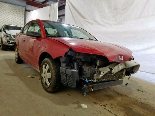 1G8AN12F34Z111473 - 2004 SATURN ION LEVEL RED photo 1
