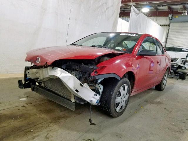 1G8AN12F34Z111473 - 2004 SATURN ION LEVEL RED photo 2