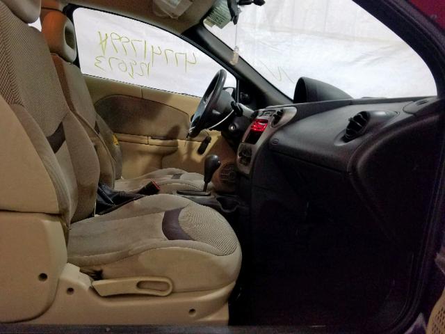 1G8AN12F34Z111473 - 2004 SATURN ION LEVEL RED photo 5