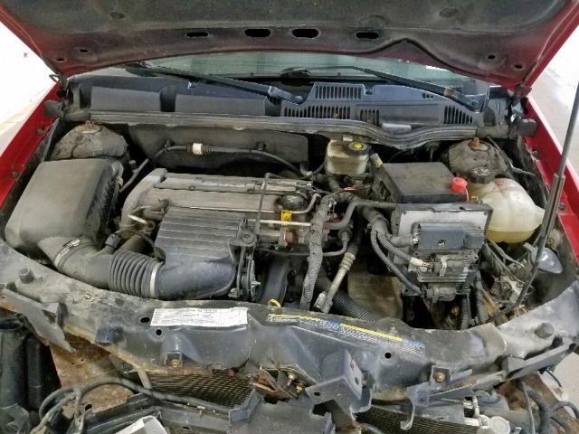 1G8AN12F34Z111473 - 2004 SATURN ION LEVEL RED photo 7