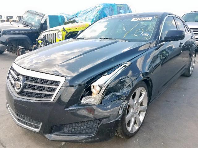 1G6AA5RX5D0140942 - 2013 CADILLAC ATS BLACK photo 2