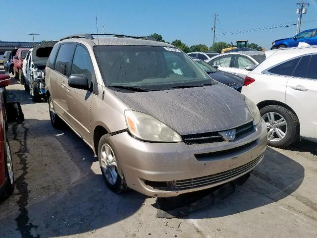 5TDBA23C64S010008 - 2004 TOYOTA SIENNA LE GOLD photo 1