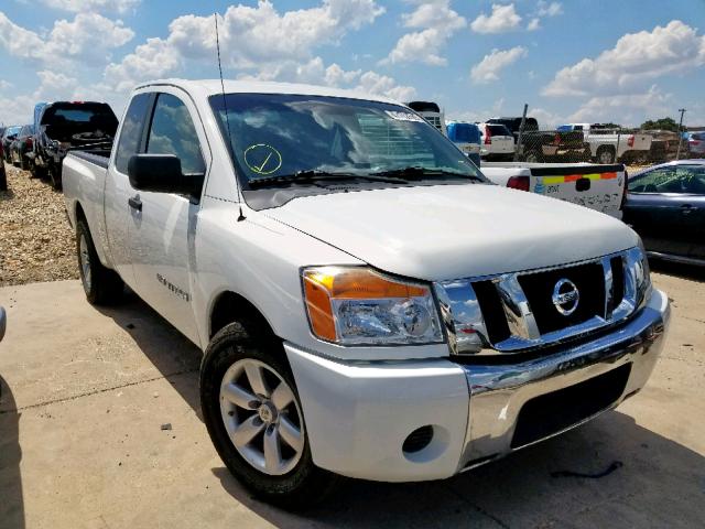 1N6AA0CH8BN326750 - 2011 NISSAN TITAN S WHITE photo 1