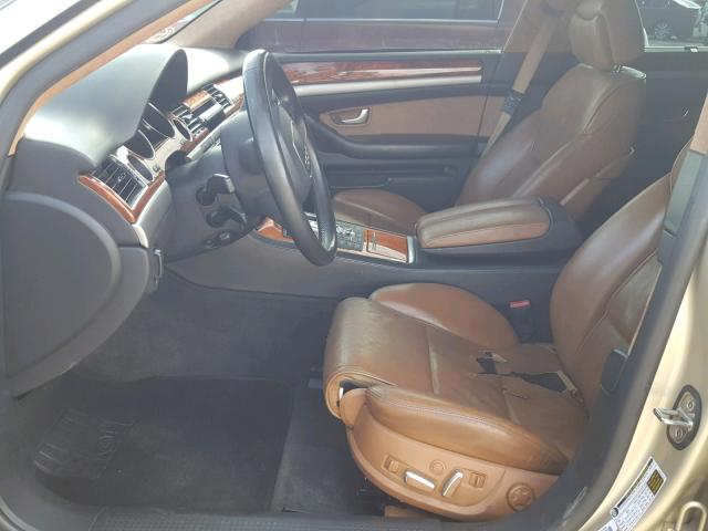 WAUMV44E87N014870 - 2007 AUDI A8 L QUATT TAN photo 5