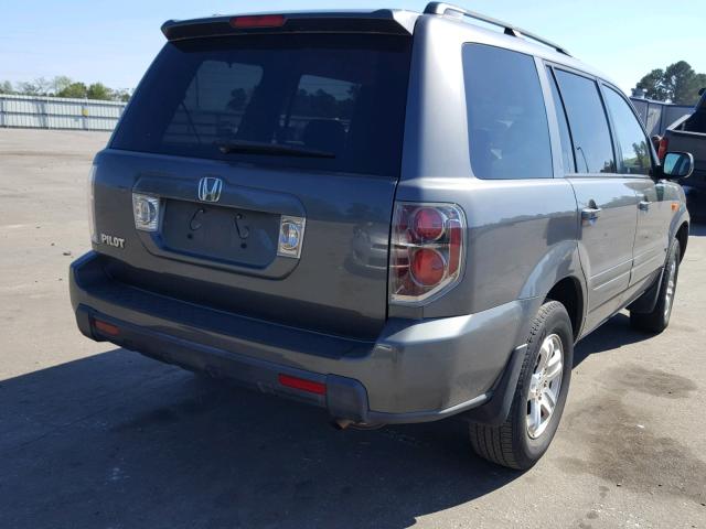 5FNYF28258B004755 - 2008 HONDA PILOT VP GREEN photo 4