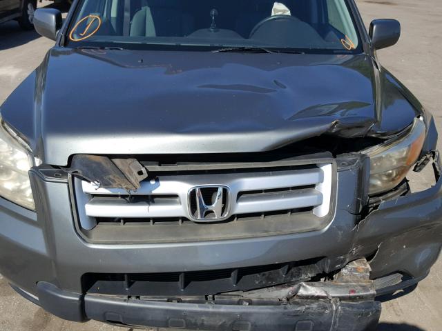 5FNYF28258B004755 - 2008 HONDA PILOT VP GREEN photo 7