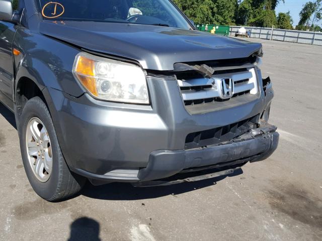 5FNYF28258B004755 - 2008 HONDA PILOT VP GREEN photo 9