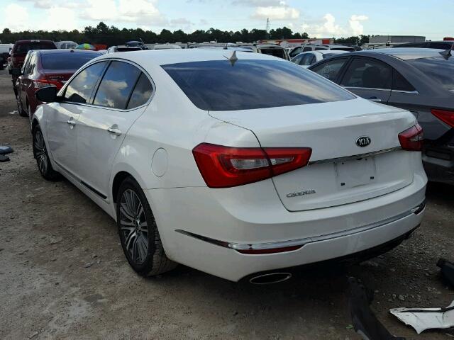 KNALN4D72G5216326 - 2016 KIA CADENZA LU WHITE photo 3