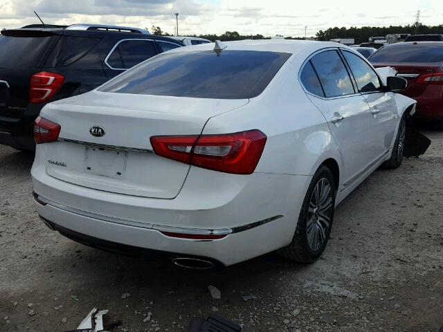 KNALN4D72G5216326 - 2016 KIA CADENZA LU WHITE photo 4